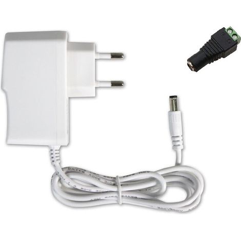Pezzi 10 lampadine a led e14 vari colori, portalampade p74 per luminarie salento colore: 1pz alimentatore stab chiuso incluso connettore (1/2)