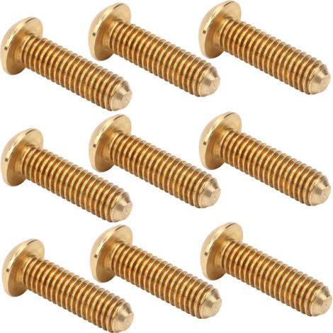 50 Stück runde Innensechskantschrauben aus Kupfer, Befestigungselemente, Hardware-Werkzeuge, Industriebedarf M6M6x20 (1/5)