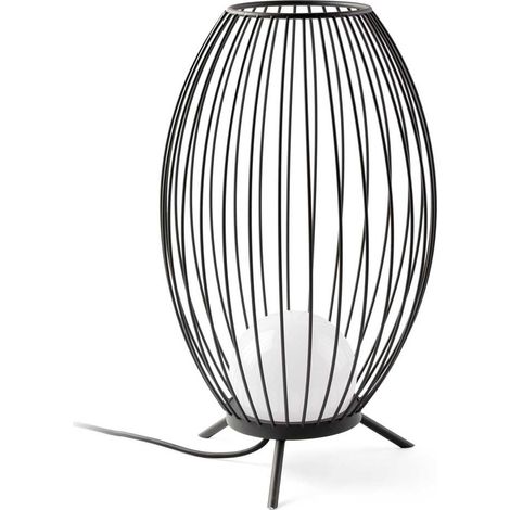 CAGE Lámpara portátil gris oscuro (1/5)