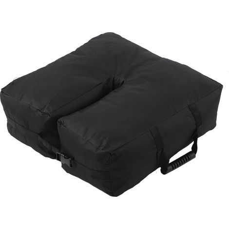 Base carrée pour parasol lestée sac de stabilité avec ouverture latérale pour parasol extérieur (1/5)