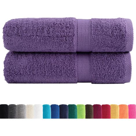 Toallas de baño SOLUND 2 unidades 100x150 cm 600 gsm vidaXL