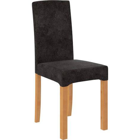 Chaise bois clair de hêtre et tissu au choix Zakria-Tissu 27133 (1/5)