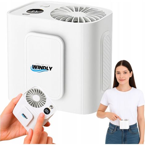 Mini-Ventilatorclip für Hose und Hemd, kabellos, USB
