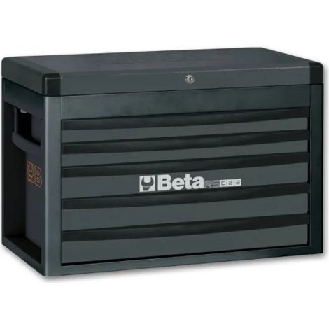 Beta – Caisse à outils portable 5 tiroirs 70x33x46,2 cm – Capacité 25 kg par tiroir – Poignées rétractables pour transport facile - RSC23