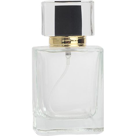 Vaporisateur de parfum de voyage rechargeable 50 ml, flacons en verre vides noirs (1/5)