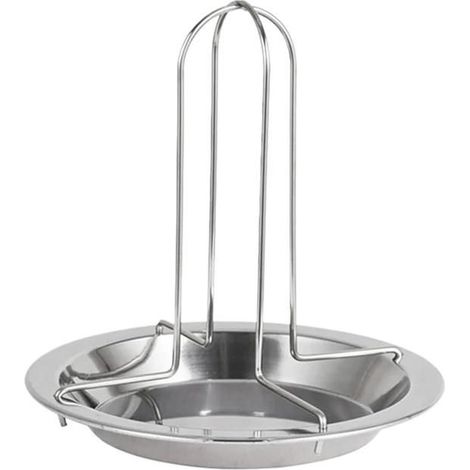 Hähnchengrill, Bratpfannen, Antihaft-Barbecue-Grillrost, Tablettständer mit Schüssel, Barbecue-Zubehör