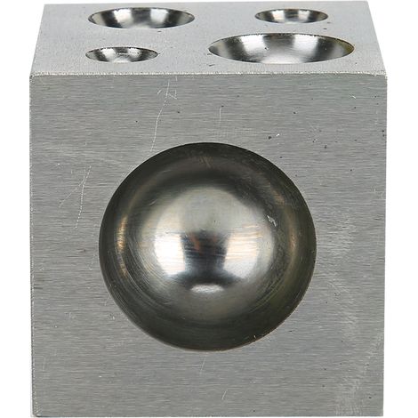 Bloc de sertissage 18 trous haute dureté pour bijoux argent et or
