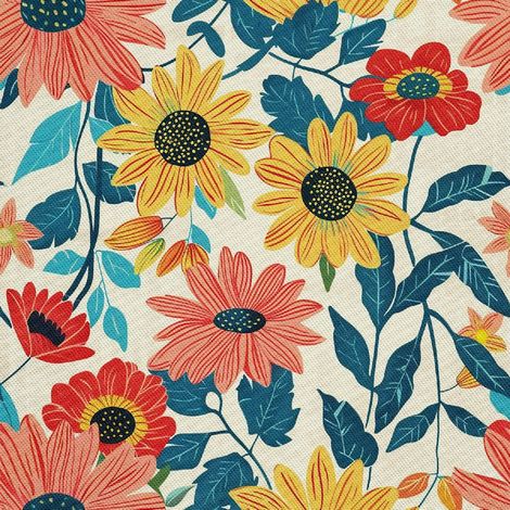 Tela Oxford decorativa para exteriores - Motivo Verano DX9186 (1/5)