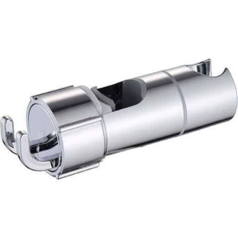 Duschhalterung 16–27 mm, verchromt, verstellbarer Durchmesser, stabil und praktisch