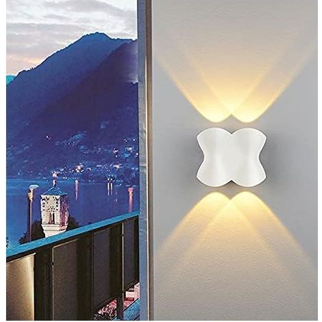 – 4-W-LED-Wandleuchte, wasserdicht (IP54) – 3200 K warmweißes Licht – Einfache Montage für Schlaf- und Wohnzimmer – Modernes Metalldesign (1/5)