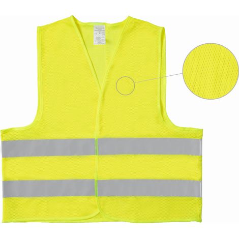 Gilet riflettente Prokam STRONG MESH Giallo (XL) RESISTENTE