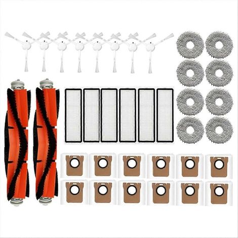 Für Dreame, L10s Ultra S10 S10 Pro Mijia Omni 1S B101CN B116, Hauptseitenbürste, Hepa-Filter, Ro-Mop-Beutel