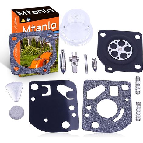 Réparation de carburateur pour Husqvarna 125R 128R 124C 128 CD DJX 128LD 128RJ 545081848 Pièce, Kit de réparation de carburateur (1/5)
