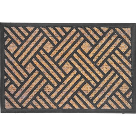 Coir & PVC Doormat, 60x40 cm, Non-Slip, Indoor/Outdoor (1/5)