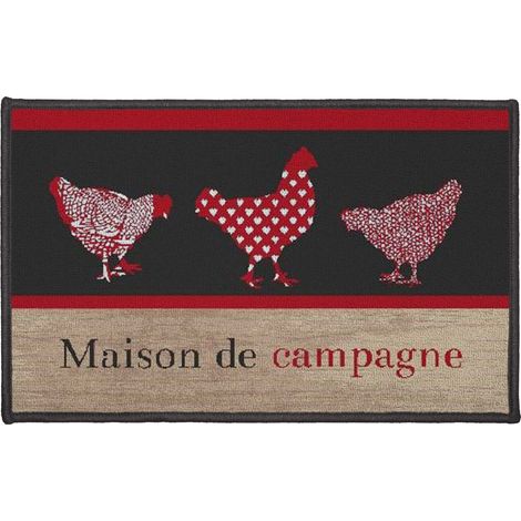 Tapis rectangle MAISON DE CAMPAGNE (1/3)