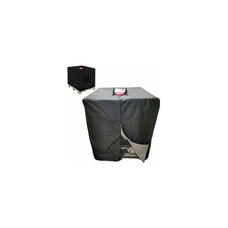 Bâche réservoir IBC 1000 L, fermeture éclair, coupe-vent, anti-UV, T-Audace –