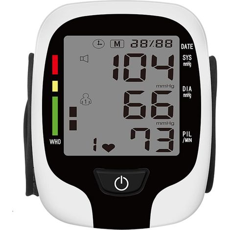 Upper Arm Blood Pressure Monitor Arrhythmia Display Accurate Blood Pressure and Pulse Measurement with Memory Function and Output