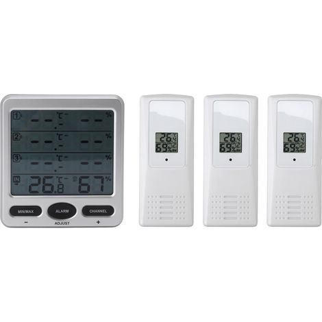 Wireless room thermometer hygrometer with very precise measurements electric thermometer hygrometer for baby's room at home (1/5)