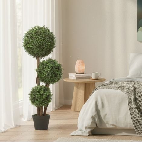 Planta artificial de boj 3 bolas con maceta 100 cm OKMYHOME (1/5)