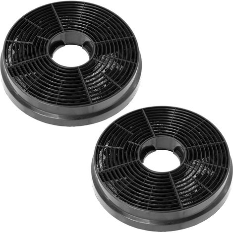 SPARES2GO Filtre à charbon actif compatible avec CIARRA les hottes aspirantes CBCB6, CBCB9, CBCS6 et CBCS9 (lot de 2) (1/5)
