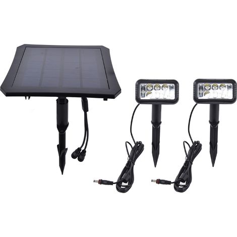 5V LED-Solar-Außenleuchten für automatische Gartenbeleuchtung (1/4)