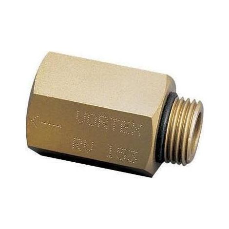 Vortex Rückschlagventil RV 153 1/2" AG/1/2" IG, DN 15, Messing (1/4)
