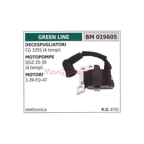 Bobine accensione GREEN LINE decespugliatori CG 335S (4 tempi) motopompe QGZ2530