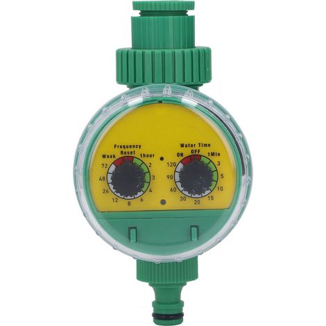 G3/4 Bewässerungsuhr, elektronisches intelligentes Bewässerungssystem für Garten, Zeitschaltuhr für Rasen und Pflanzen, Bewässerungssteuerungsgerät (Batterie nicht enthalten) (1/4)