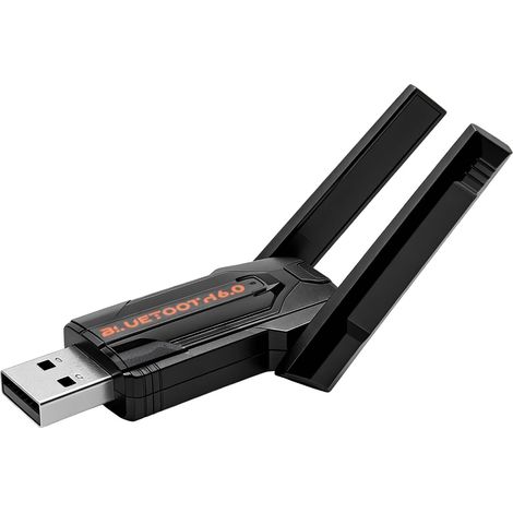 Bluetooth 6.0 USB-Dongle für PC, Bluetooth-USB für Mäuse, Tastaturen und Kopfhörer, unterstützt bis zu 5 Geräte gleichzeitig, große Reichweite, geringe Latenz, kompatibel mit Windows 11/10/8.1 (1/5)