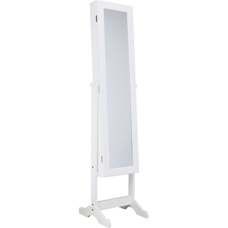 ELYANE - Armoire à Bijoux sur Pieds Avec Miroir (1/5)