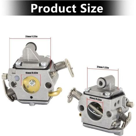 Carburateur - - C1Q-S57A - Compatible Stihl 017/018 - Kit complet (filtre, bougie) - MS170/MS180 (1/5)