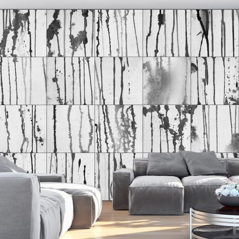 Papier Peint "Grey Torrents" 50x1000cm (1/2)