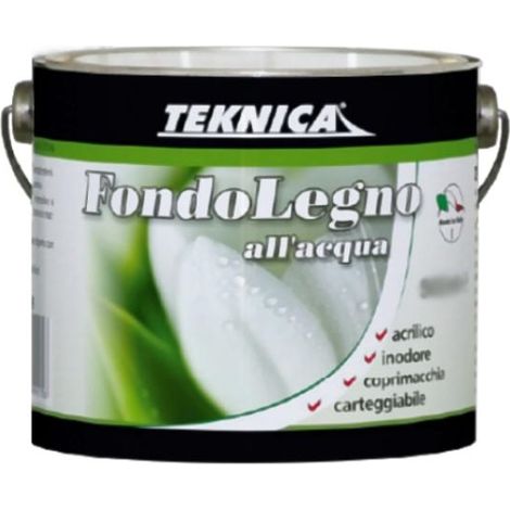 TEKNICA fondo all'acqua per legno inodore riempitivo 2,5 lt rapida essiccazione