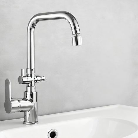 Robinet lave-linge - monocommande - monotrou - double sortie (1/5)