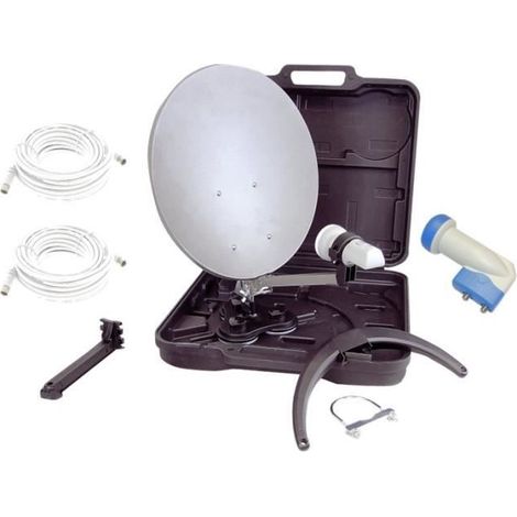 Xoro MCA 38 Twin Antenne antenne parabolique satellite LNB double extérieur, mural