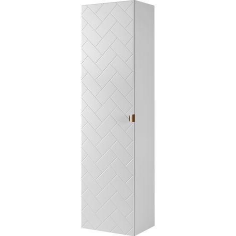 Meuble de salle de bain, Cachemire, poignée dorée, 46 × 80 × 57 cm (1/5)