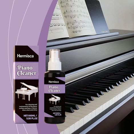 Klavierreinigungsspray – Sanfte, tägliche Reinigung der Klaviertasten, Aufhellung, Politur und Staubschutz – 100 ml -- DTEKGAZ (1/5)
