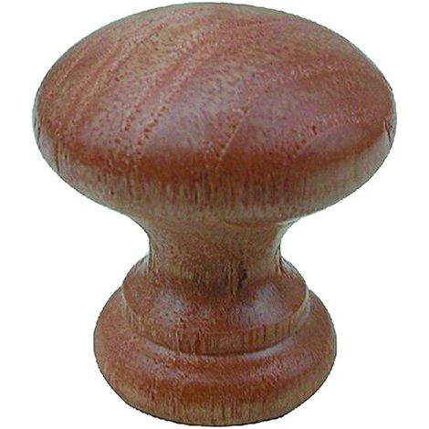 Pomolo Legno Art.103 Mm 35 Art.103B Noce Chiaro