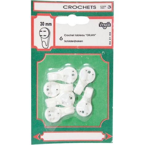 VYNEX - Crochet béton orjan mm d.30mm sc x6