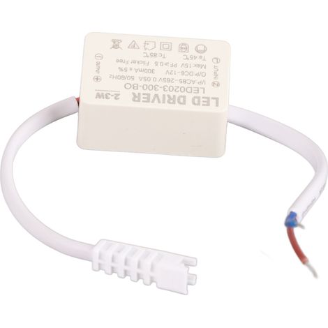 Driver LED courant constant 300mA haute puissance AC 85-265V sortie 6-12V DC connecteur pour lampes LED (1/5)