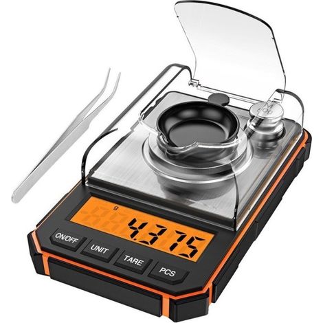 Balance électronique professionnelle de haute précision, balance numérique pour bijoux en or au milligramme près, mini balance électronique-AquaForge (1/5)