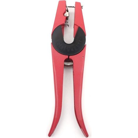 Ear Tag Pliers, Livestock Ear Tag Pliers Animal Ear Tag Installer Tool 90 Degree Applicator Puncher Tagger for Cattle Pigs Sheep Goats Cattle Cows (1/5)