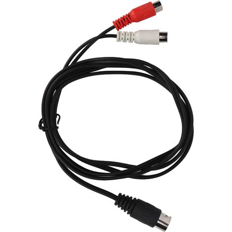 Câble adaptateur RCA professionnel DIN 5 broches mâle vers 2 RCA femelles pour anciens équipements audio (1,5 m). (1/5)