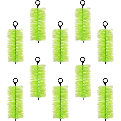 Lot de 10 brosses filtrantes pour bassin à poissons - Brosses de nettoyage efficaces - Filtrations d'eau en plein air - Systèmes de purification - Accessoires pour filtres de bassin (1/5)