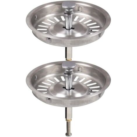 Green Mobility-Lot de 2 Bouchons de Vidange 92 mm pour Éviers Anciens Modèles 9.2 cm (1/4)