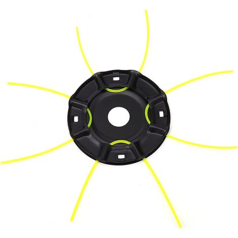 Tête de coupe-bordures de rechange (1 pièce) compatible avec les tondeuses à gazon en fer, légère et sûre, en nylon pour jardins et pelouses.