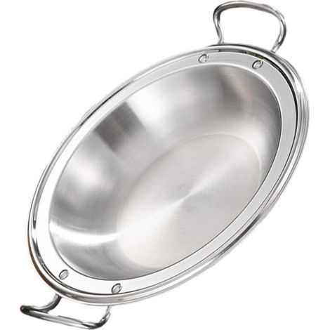1 Pièce Casserole Acier Inoxydable Durable pour Cuisine Camping Ustensile de Cuisson pour Soupe Ramen (1/5)