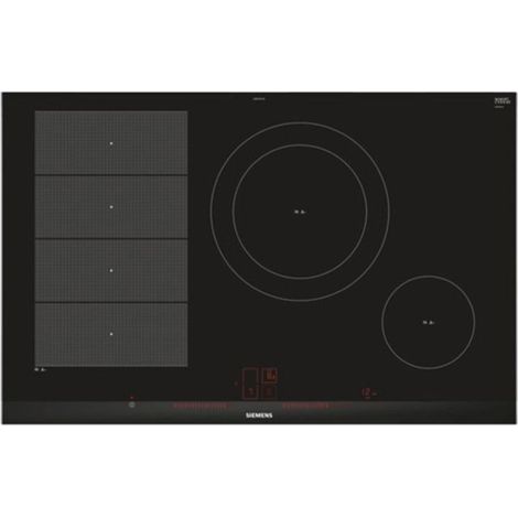 Siemens ex875lec1e Plaque Électrique/Céramique/Verre Céramique/81,2 cm/fonction Power Boost/Noir (1/2)
