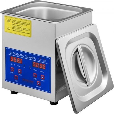 Nettoyeur à Ultrasons 1 3 L avec Chauffage Minuterie pour Bijoux (1/5)
