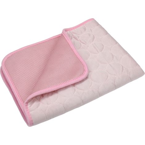 Alfombrilla refrescante para mascotas/alfombrilla de verano para dormir, que proporciona un ambiente fresco y cómodo para que tu mascota duerma. (Rosa, 40 x 30 cm, 1 unidad) (1/5)